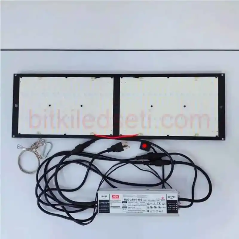 240W Folux Plus Samsung LM301B V2 2 100x100 cm bitki çadırında çalışan Folux Plus 240W Quantum Board