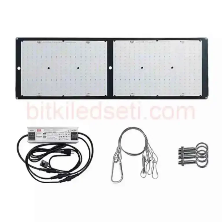 100x100 cm bitki çadırında çalışan Folux Plus 240W Quantum Board