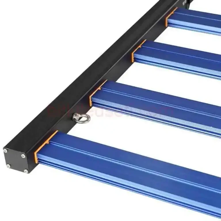 480W Bitki Lambası F4 Max'in Samsung ve Osram çipli LED barlarının yakından görünümü