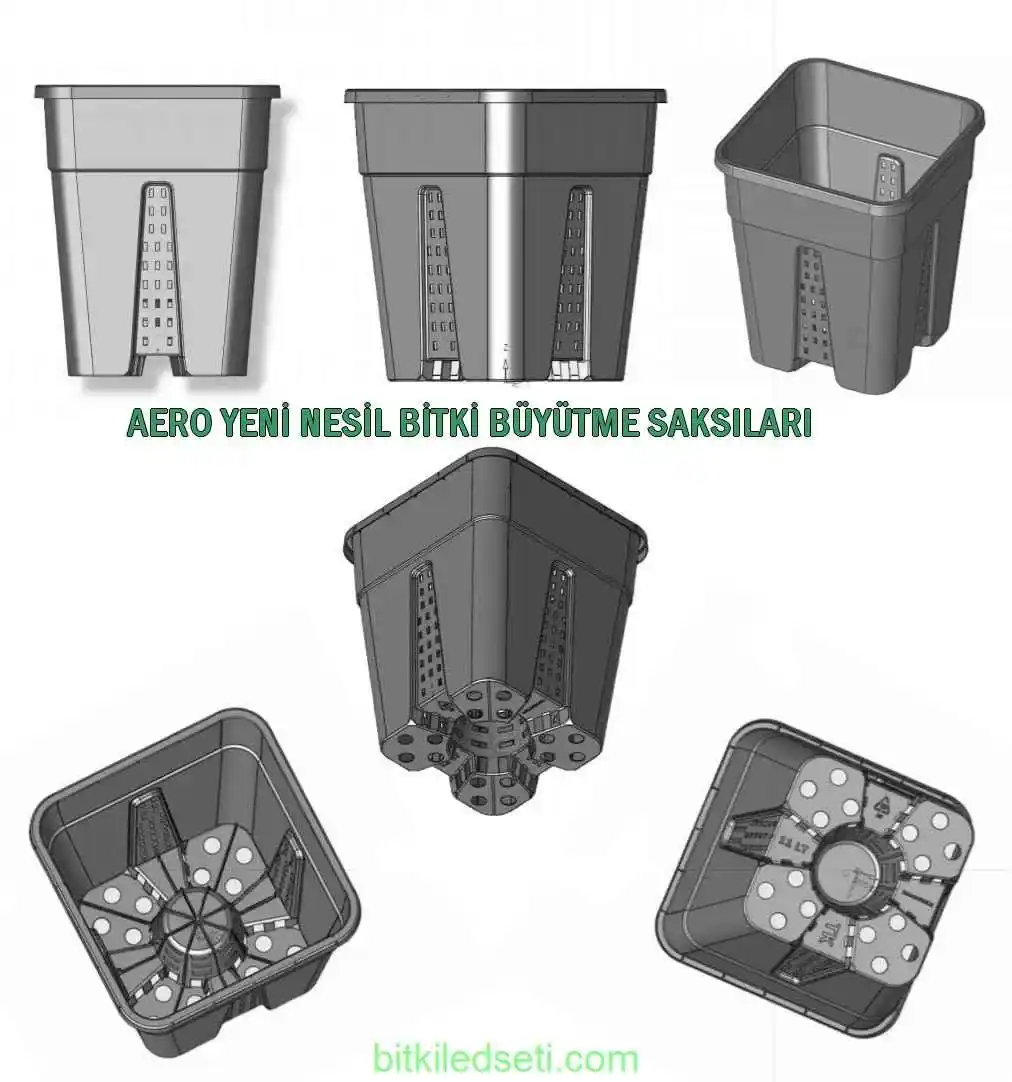 Bitki Yetiştirme Seti No 1 9 Bitki Yetiştirme Seti plastik saksı