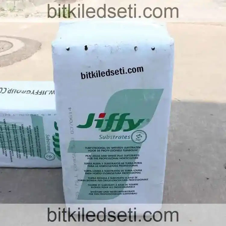 Bitki Yetiştirme Seti No 1 12 Bitki Yetiştirme Seti içindeki 50 Litre Jiffy Mix organik toprak