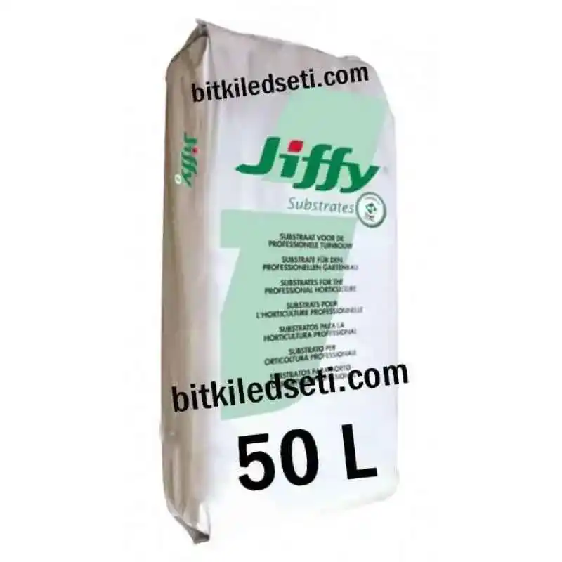 Bitki Yetiştirme Seti No 1 13 Bitki Yetiştirme Seti içindeki 50 Litre Jiffy Mix organik toprak