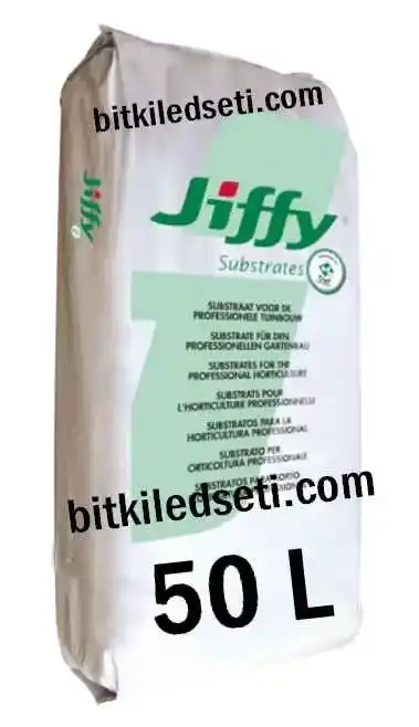 Jiffy Mix 50 Litre Organik Toprak 6 Jiffy Mix 50 Litre organik solucan gübreli torf karışımı paketi