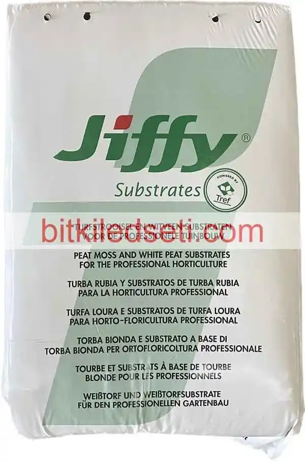 Jiffy Mix 50 Litre Organik Toprak 14 Jiffy Mix 50 Litre organik solucan gübreli torf karışımı paketi