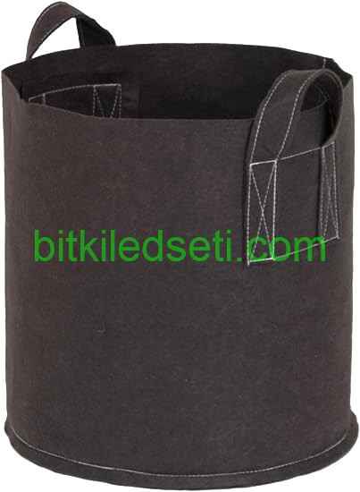 Bitki Yetiştirme Seti No 2 15 Profesyonel Bitki Yetiştirme Seti içindeki 7.6 litrelik kumaş saksı
