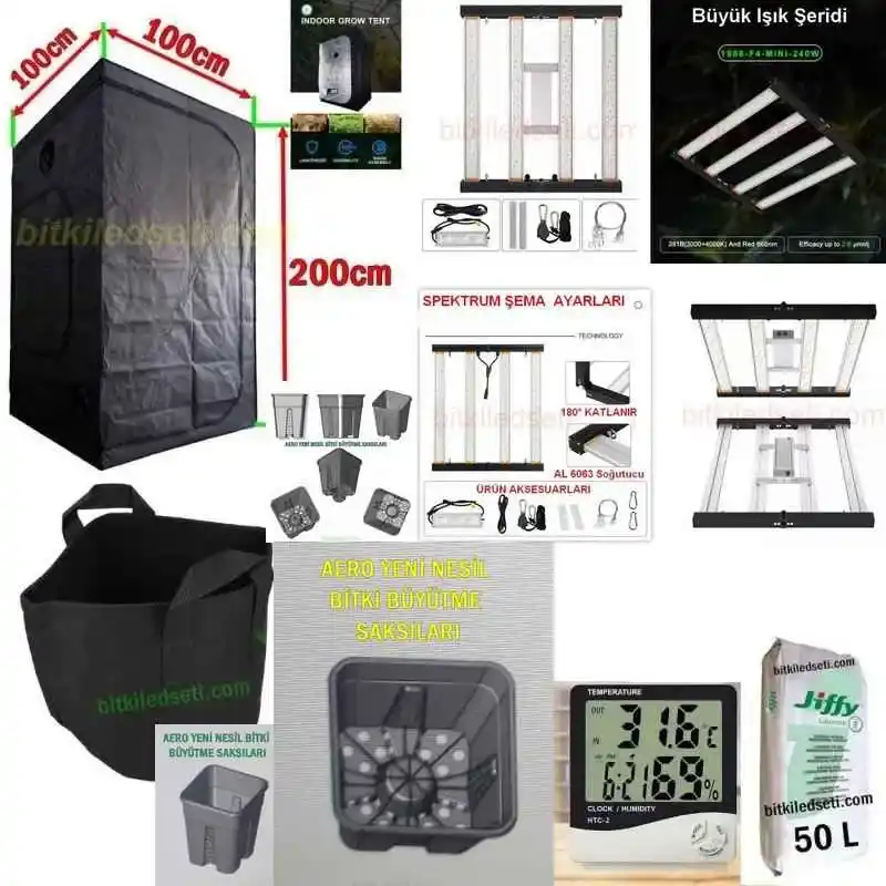 Bitki Yetiştirme Seti No 1 15 Bitki Yetiştirme Seti No 1 içeriğindeki tüm ürünler bir arada