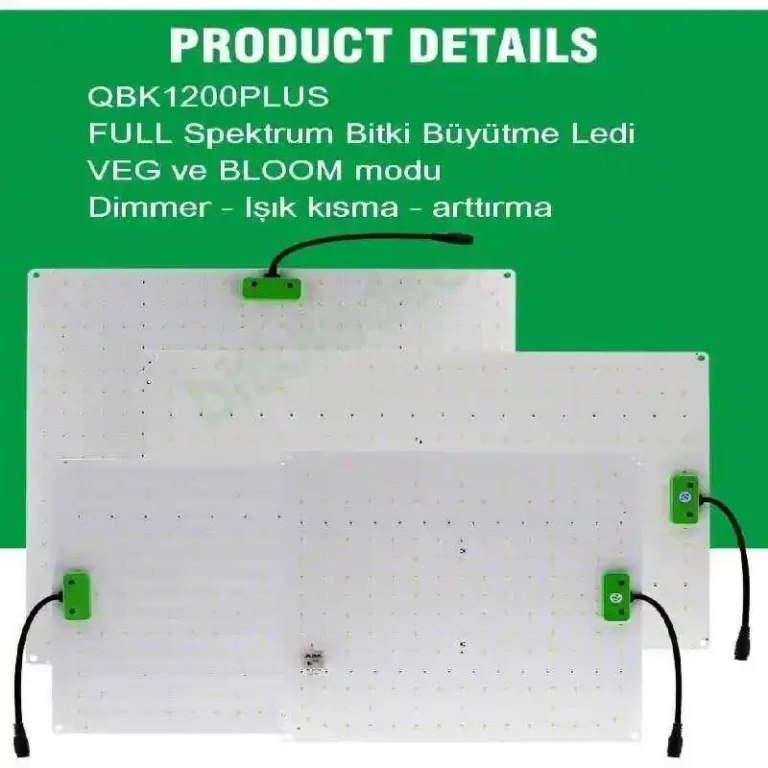 120W Quantum Board QBK1200Plus, VEG/BLOOM modlu ve dimmerli