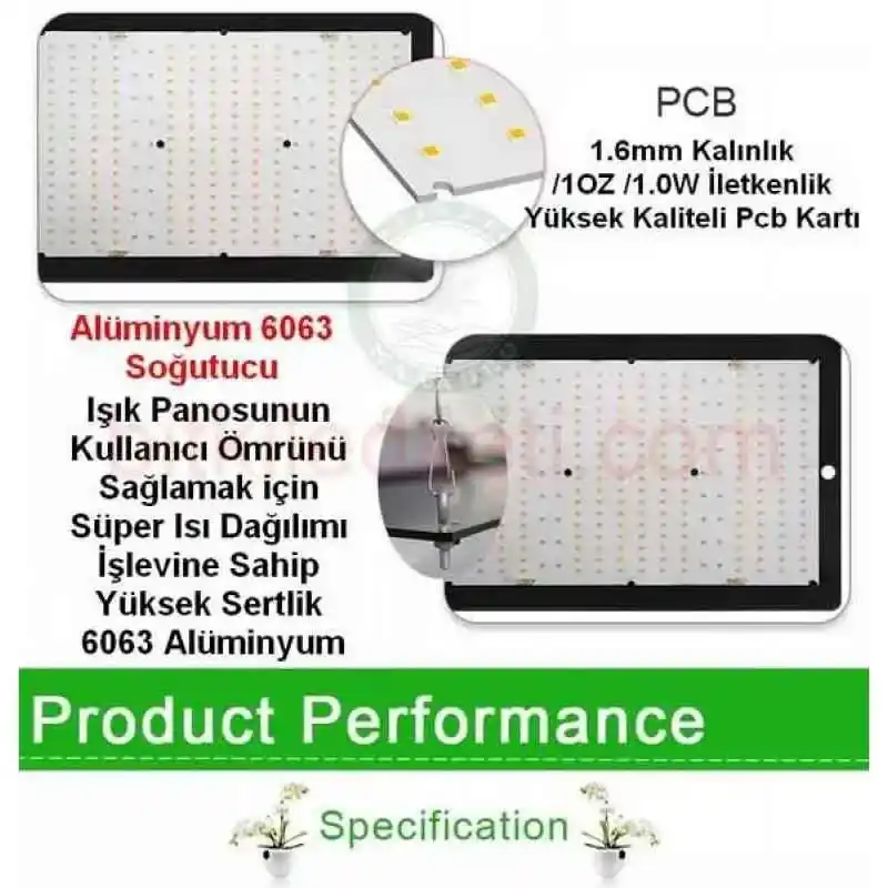 240W Bitki Lambası Epistar 3030 kiti ve tüm parçaları