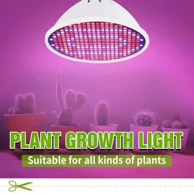 E27 Bitki Lambası üzerindeki 300 adet 2835 SMD LED çipinin yakından görünümü