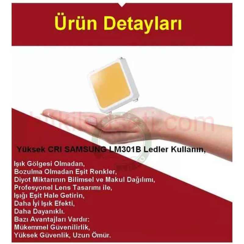 480W Folux Plus V2 (Samsung LM301B) 9 Folux Plus V2 480W lamba üzerindeki 1152 adet Samsung LM301B LED çipinin yakından görünümü