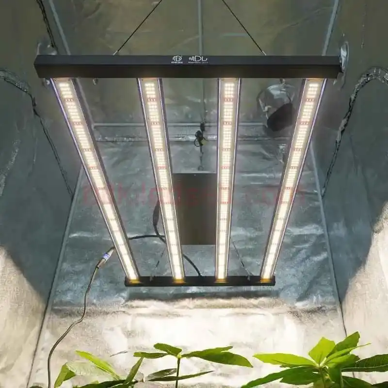 480W F4 Max Samsung & UV/IR 18 480W Bitki Lambası F4 Max'in Samsung ve Osram çipli LED barlarının yakından görünümü