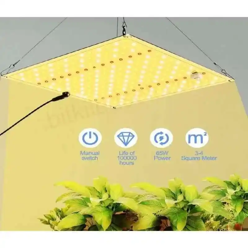 100W Pro Quantum Board Style Lamba 9 100W Quantum Board üzerindeki 3000K, 5000K, Kırmızı, UV ve IR diyotların yakından görünümü