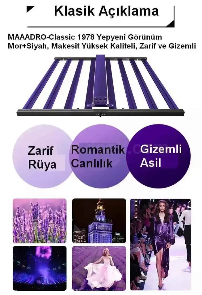 700W F8 Max 5 Spektrum & Sertifikalı 19 , F8 lamba üzerindeki 3000K, 5000K, kırmızı, UV ve IR diyotların yakından görünümü