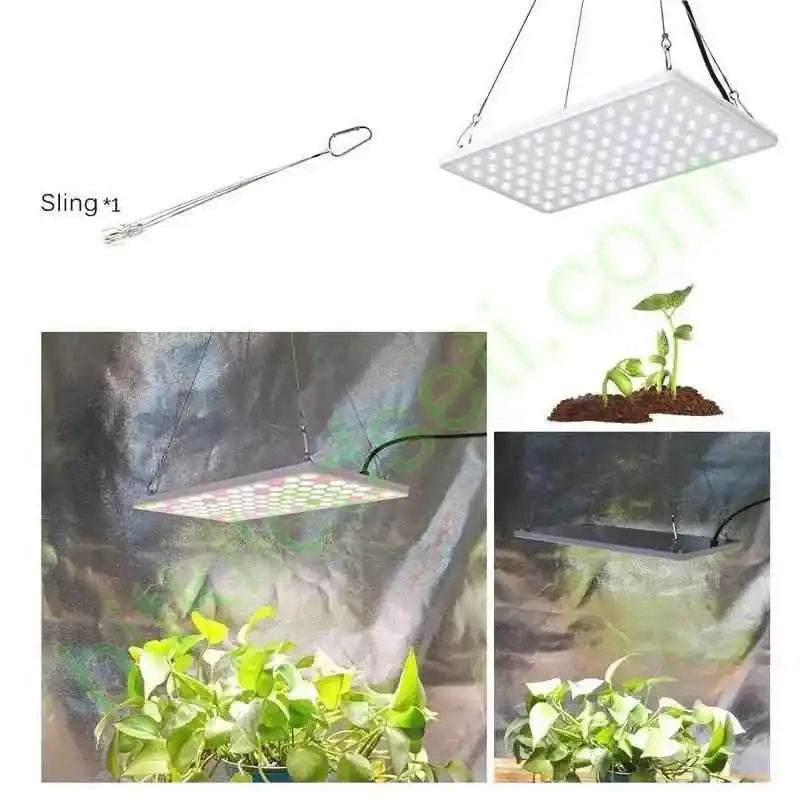 Samsung LM281B 60W Bitki Lambası 14 60 watt Samsung LM281B Quantum Tam Spektrum Reflektörlü LED Bitki Büyütme Lambası