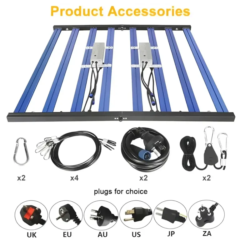 650W Bitki Lambası , F8 Max, 8 barlı ticari üretim tasarımı