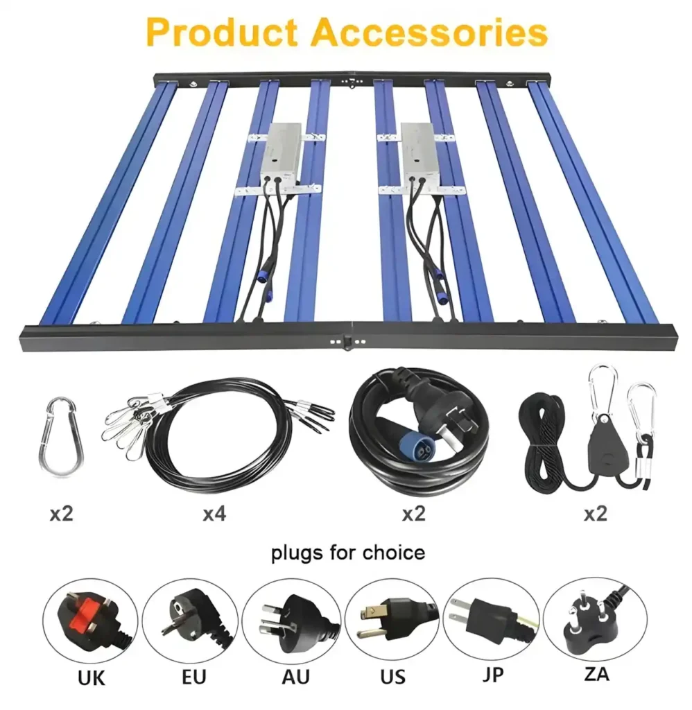 650W F8 Max Samsung & UV/IR 7 650W Bitki Lambası , F8 Max, 8 barlı ticari üretim tasarımı