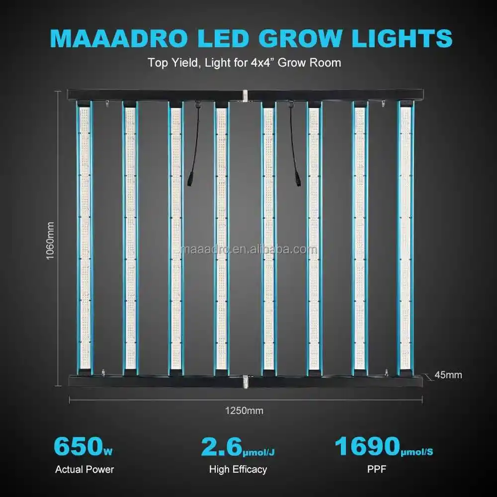 650W 5x5 Katlanabilir Lamba 15 650W Katlanabilir Lamba , 5x5, 1000W HPS eşdeğeri