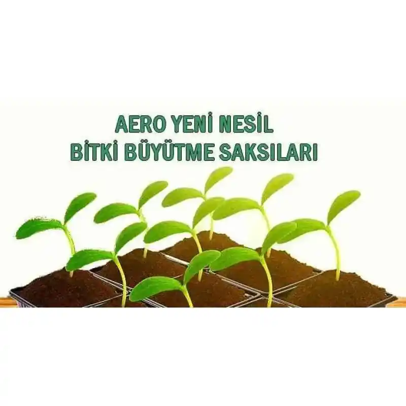 Aero 11 Litre Yeni Nesil Saksı 7 Aero Saksı 11 Litre, yan hava kanalları olan yeni nesil tasarım