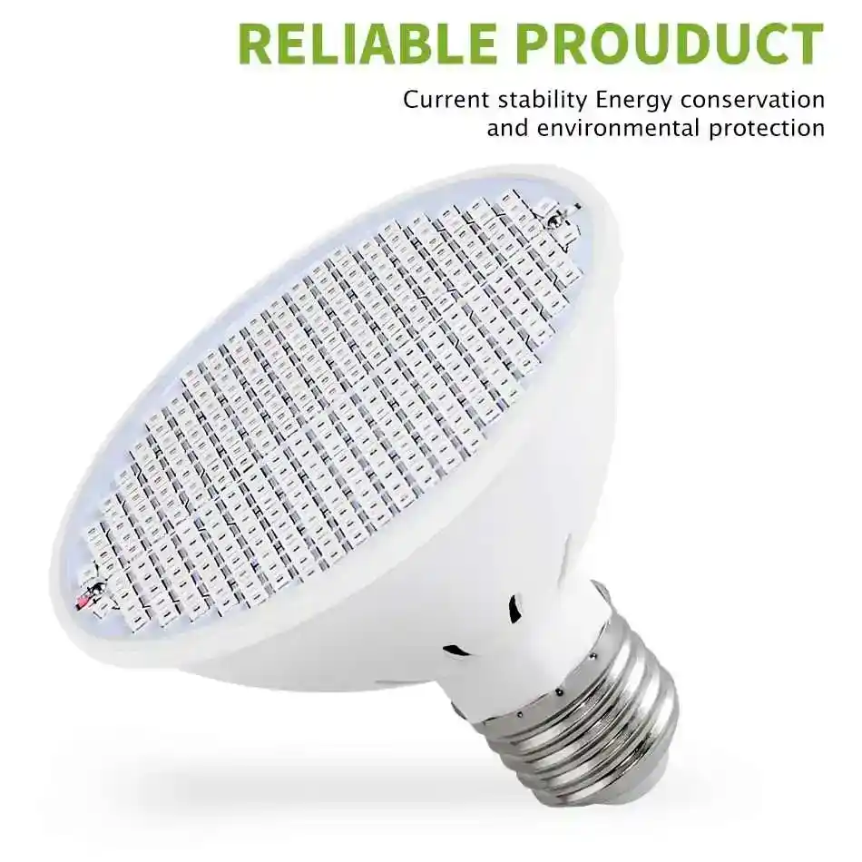E27 Bitki Lambası, 300 adet LED'li full spektrum bitki büyütme ampulü