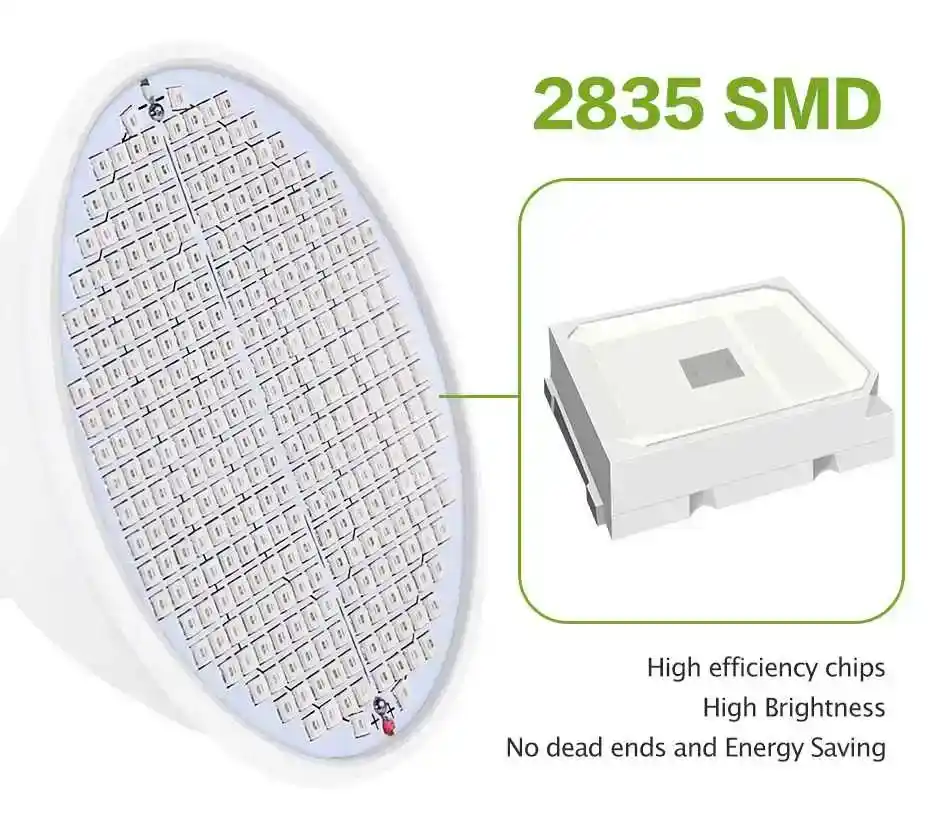 E27 Bitki Lambası, 300 adet LED'li full spektrum bitki büyütme ampulü