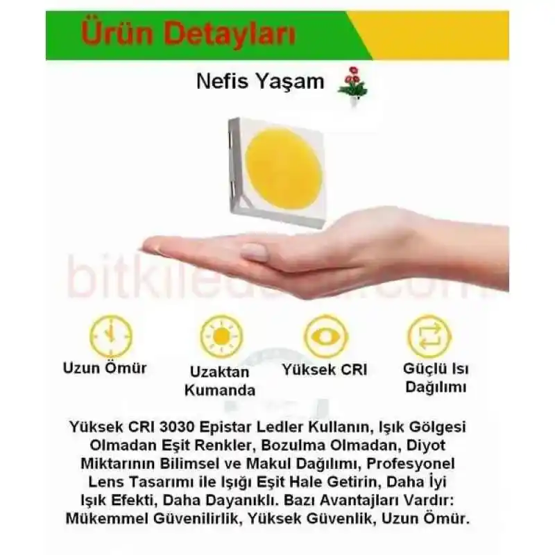 240W Epistar 3030 Full Spektrum Lamba Kiti 13 Kitin içinde bulunan endüstriyel kalitedeki Inventronic 240W LED sürücü