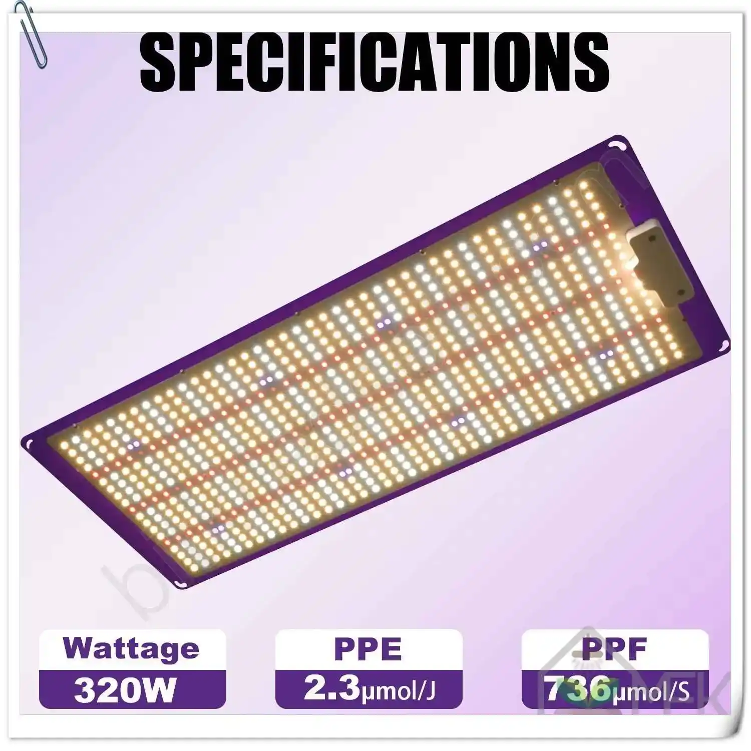 Meijiu 320W Profesyonel LED Grow Light 25 Meijiu 320W profesyonel LED grow light, Samsung LM301H çipli
