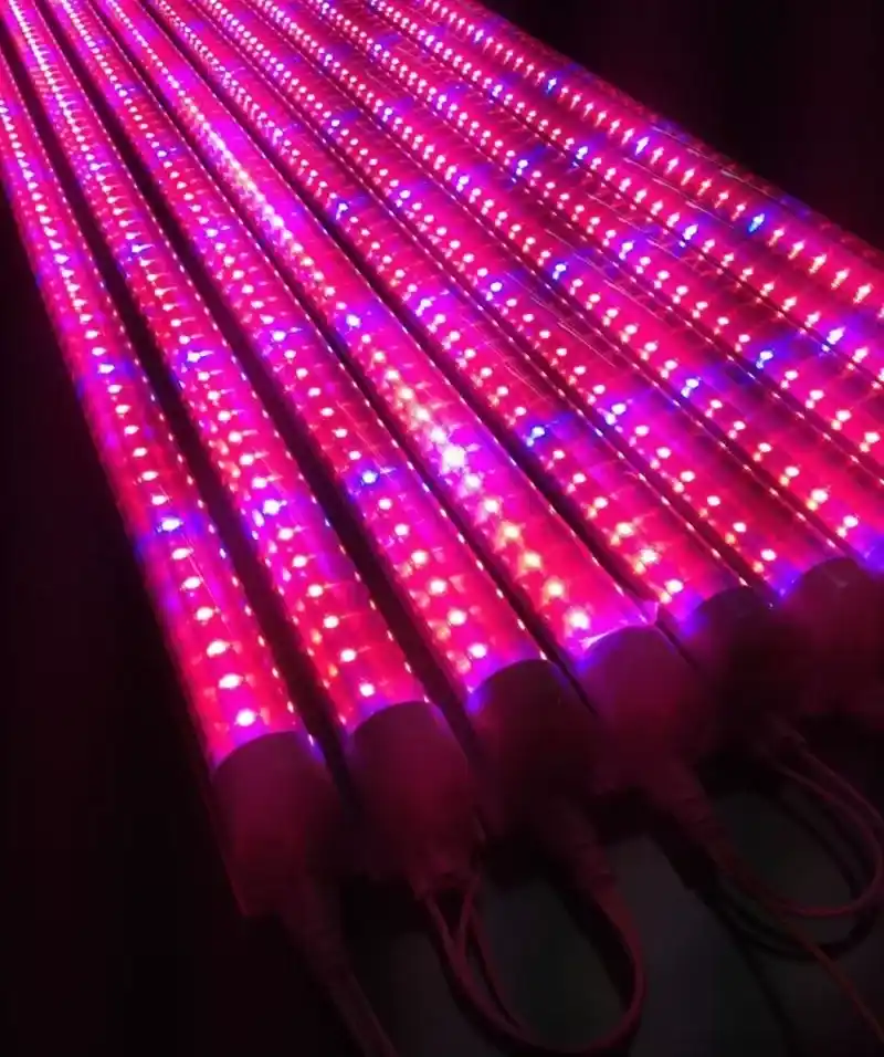 LED Sera Bitki Yetiştirme Lambaları: T8 Bitki Lambası 9 İki adet T8 LED Lamba'nın ara bağlantı kablosu ile birbirine bağlanması