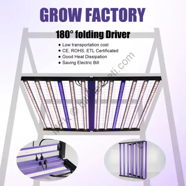 1060W Samsung LM281B UV IR 12 Bar Zirve Hasat - Bitkiledseti
