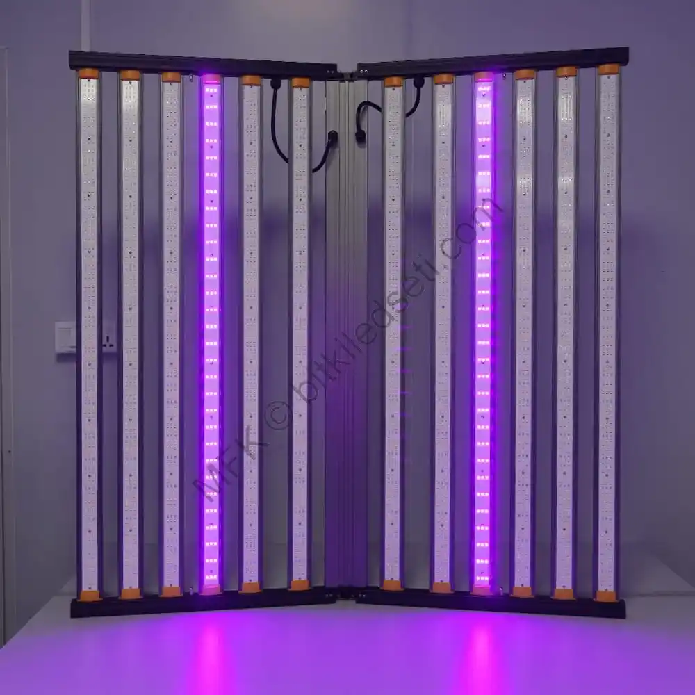 1060W Samsung LM281B UV IR 12 Bar Bitki Yetiştirme Lambası