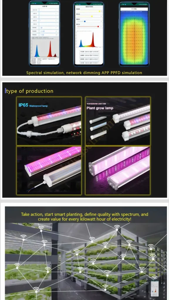 19W 60cm T8 3030 Akıllı Spektrum Kontrollü Yeni Nesil Sera Lambası