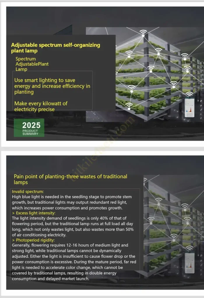 19W 60cm T8 3030 Akıllı Spektrum Kontrollü Yeni Nesil Sera Lambası