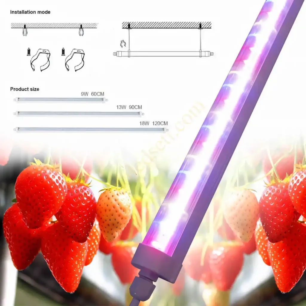 19W 60cm T8 3030 Akıllı Spektrum Kontrollü Yeni Nesil Sera Lambası