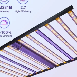 MFK Grow Light 1260W Samsung LM281B Bitki Lambası UV IR 12 Bar Full Spektrum
