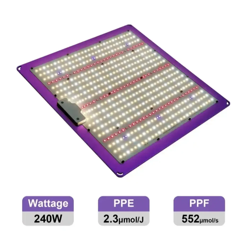 240W Samsung LM281B Bitki Lambası UV IR Full Spektrum LED