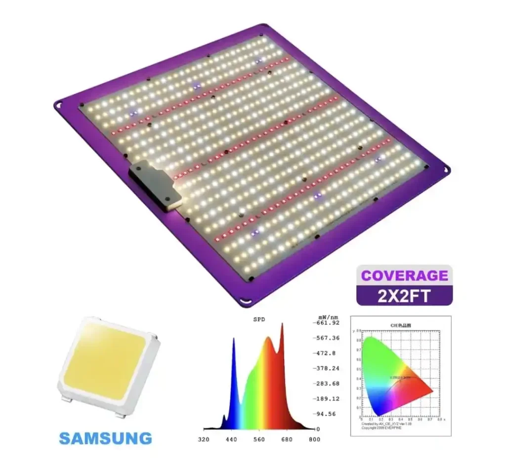 240W Samsung LM281B Bitki Lambası UV IR Full Spektrum LED