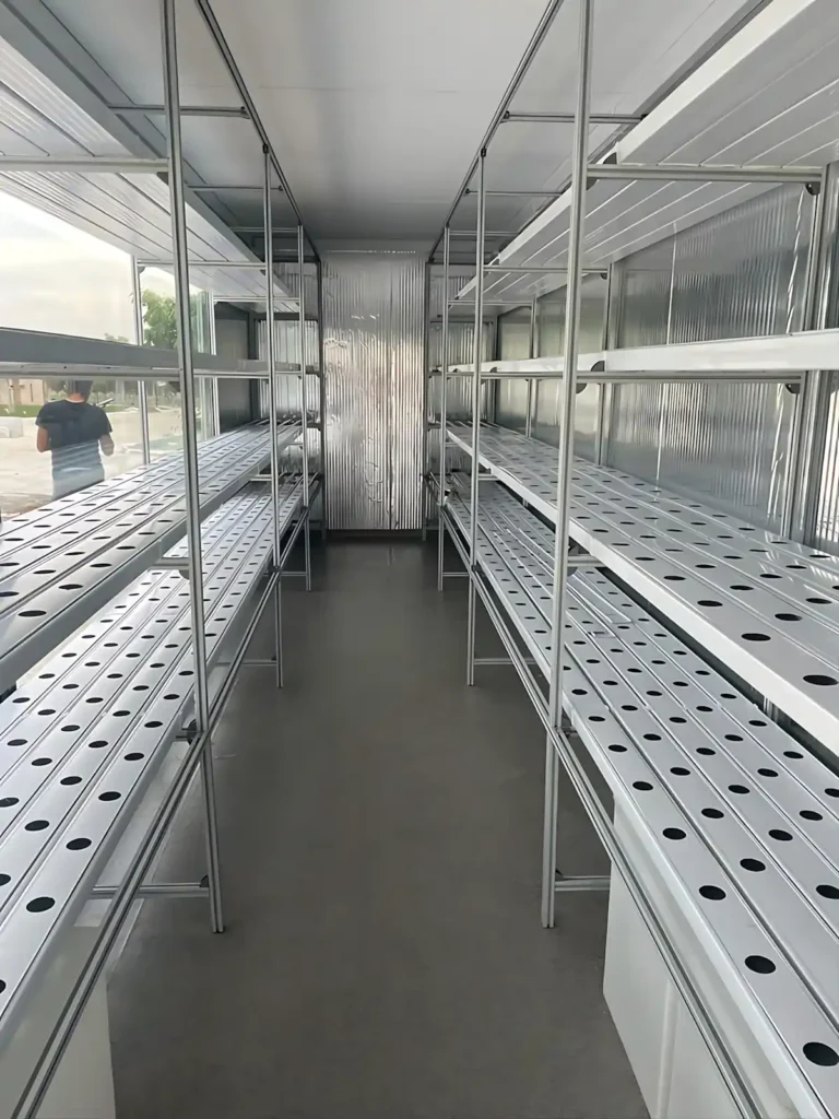 Dikey Tarım Konteyner Sera Kabini. Ankara Büyükşehir Belediyesi